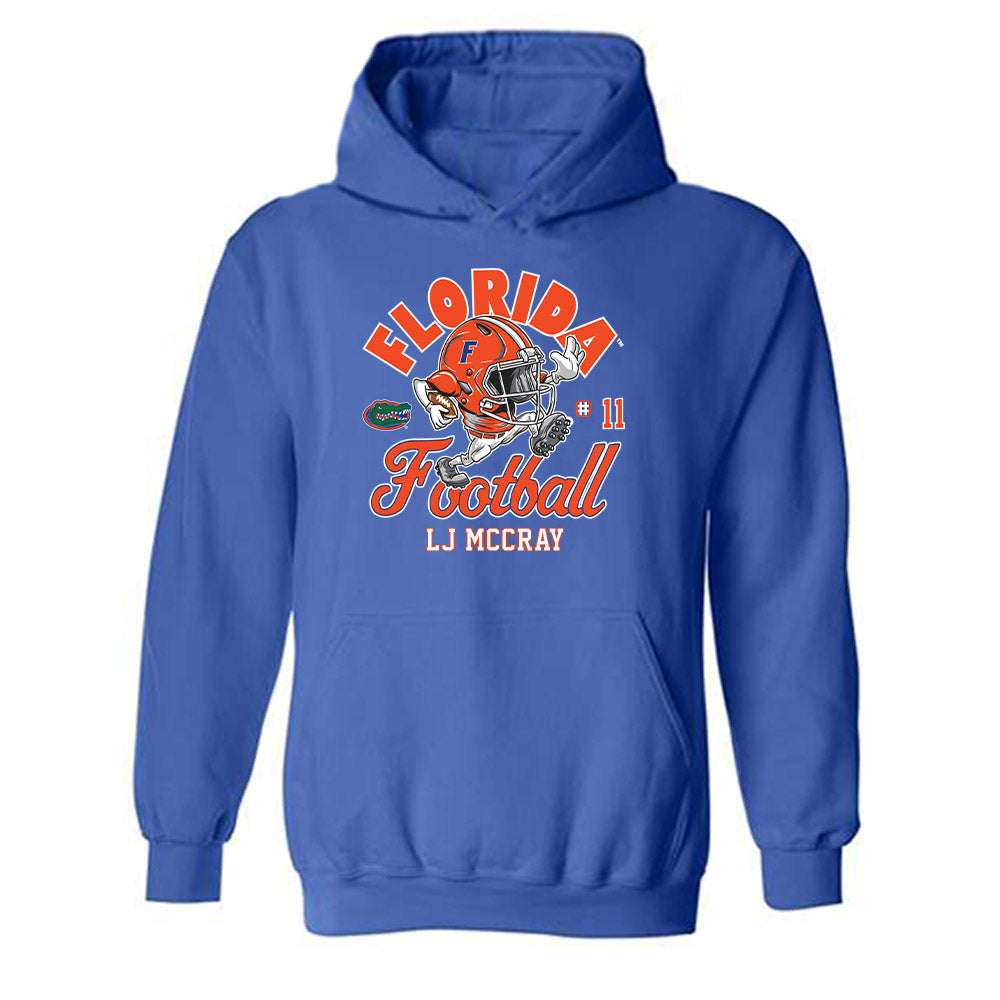 Florida - NCAA Football : LJ McCray - Fashion Shersey Hooded Sweatshirt-0