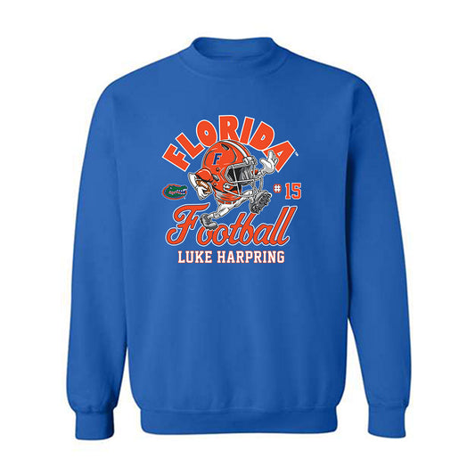 Florida - NCAA Football : Luke Harpring - Fashion Shersey Crewneck Sweatshirt-0