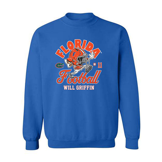 Florida - NCAA Football : Will Griffin - Fashion Shersey Crewneck Sweatshirt-0