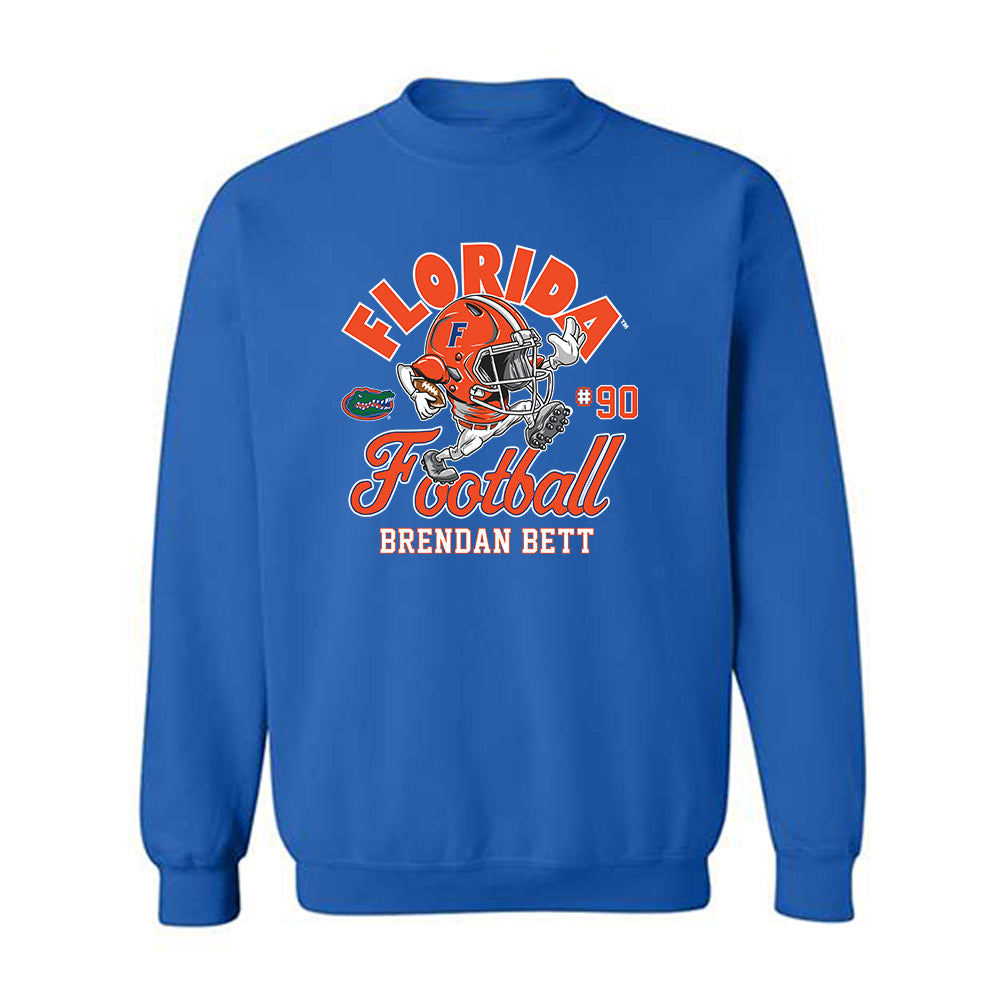 Florida - NCAA Football : Brendan Bett - Fashion Shersey Crewneck Sweatshirt-0