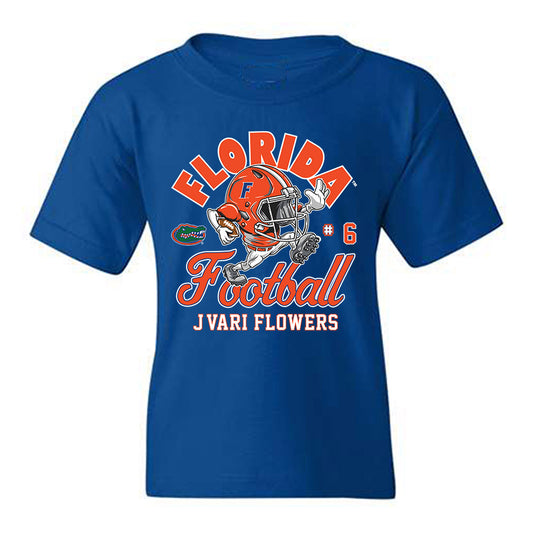Florida - NCAA Football : J'Vari Flowers - Fashion Shersey Youth T-Shirt-0