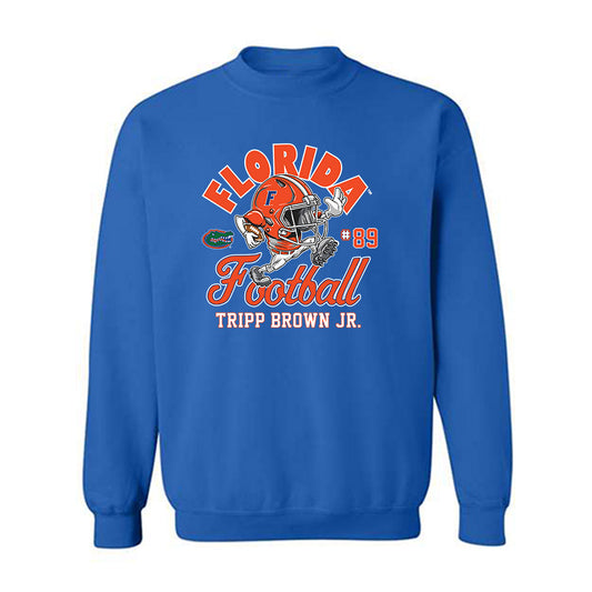 Florida - NCAA Football : Tripp Brown Jr. - Fashion Shersey Crewneck Sweatshirt-0