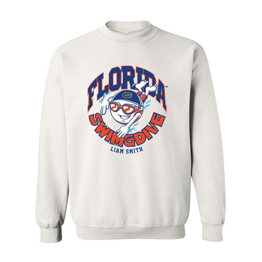 Florida - NCAA Men's Swimming & Diving : Liam Smith - Fashion Shersey Crewneck Sweatshirt-0