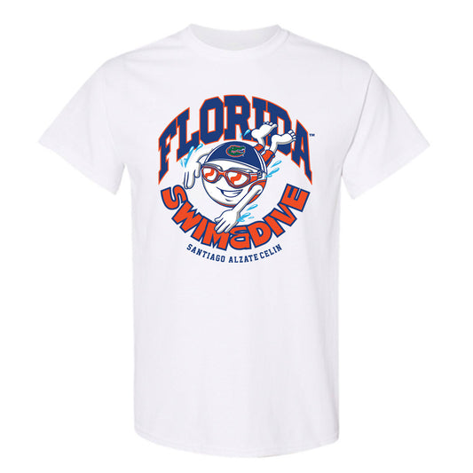 Florida - NCAA Men's Swimming & Diving : Santiago Alzate-Celin - Fashion Shersey T-Shirt-0