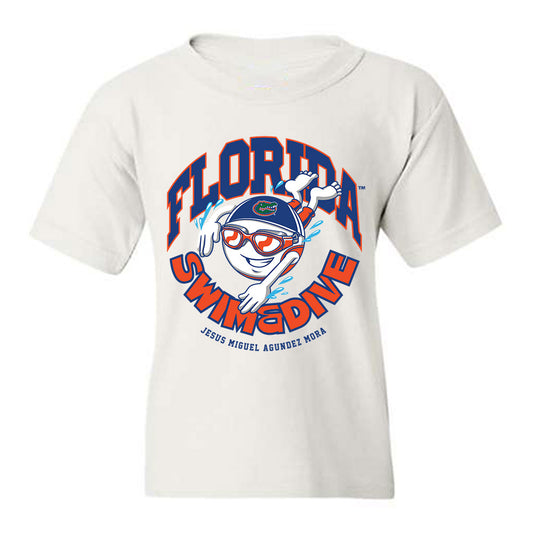 Florida - NCAA Men's Swimming & Diving : JESUS MIGUEL AGUNDEZ MORA - Fashion Shersey Youth T-Shirt-0