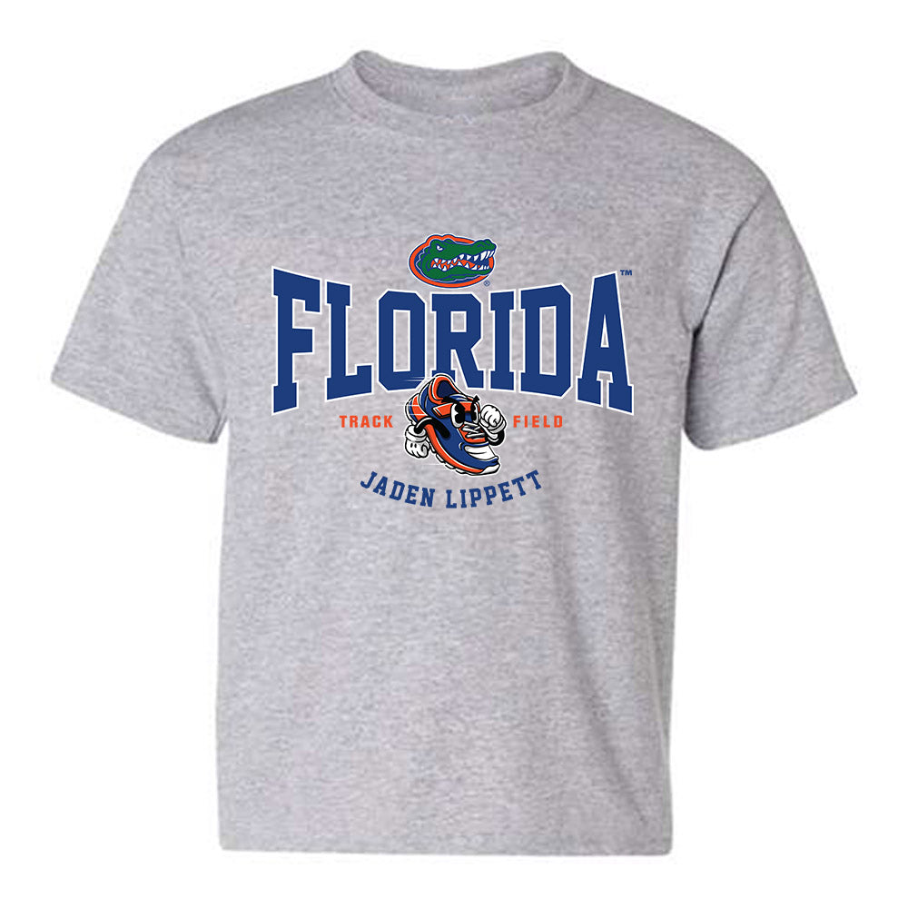 Florida - NCAA Men's Track & Field : Jaden Lippett - Fashion Shersey Youth T-Shirt-0