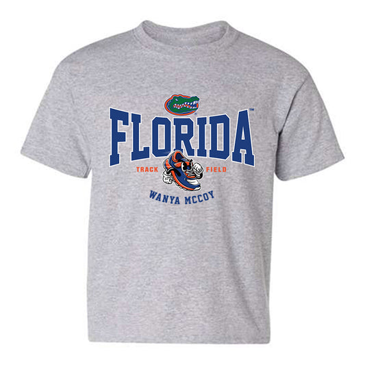 Florida - NCAA Men's Track & Field : Wanya McCoy - Fashion Shersey Youth T-Shirt-0