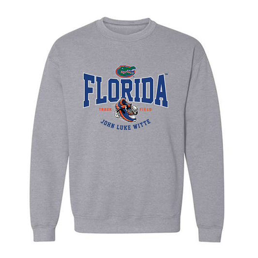 Florida - NCAA Men's Track & Field : John Luke Witte - Fashion Shersey Crewneck Sweatshirt-0