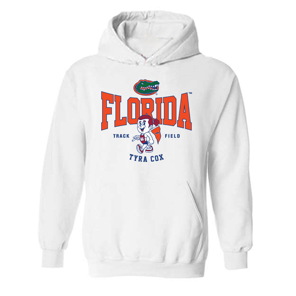 Florida - NCAA Women's Track & Field : Tyra Cox - Fashion Shersey Hooded Sweatshirt-0
