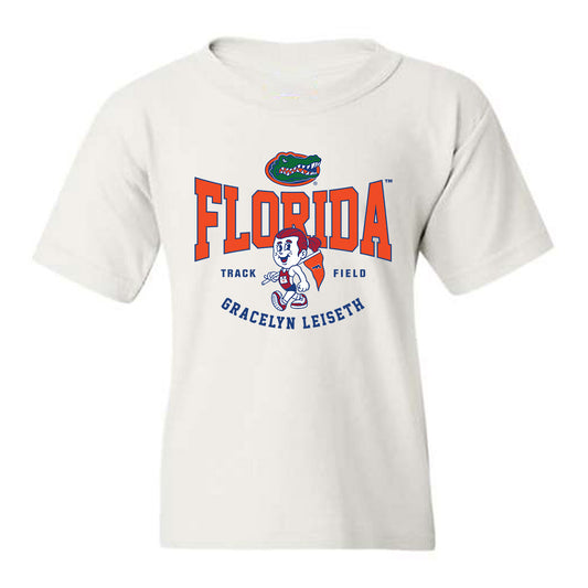 Florida - NCAA Women's Track & Field : Gracelyn Leiseth - Fashion Shersey Youth T-Shirt