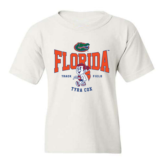 Florida - NCAA Women's Track & Field : Tyra Cox - Fashion Shersey Youth T-Shirt-0