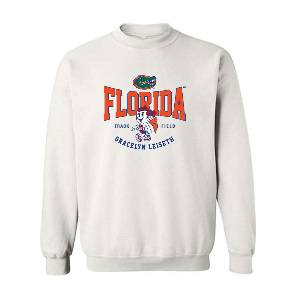 Florida - NCAA Women's Track & Field : Gracelyn Leiseth - Fashion Shersey Crewneck Sweatshirt
