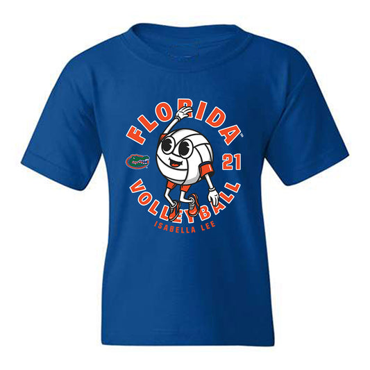 Florida - NCAA Women's Volleyball : Isabella Lee - Fashion Shersey Youth T-Shirt-0