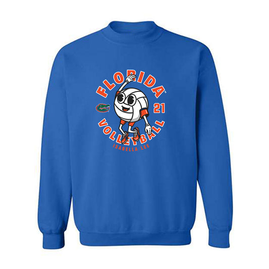 Florida - NCAA Women's Volleyball : Isabella Lee - Fashion Shersey Crewneck Sweatshirt-0