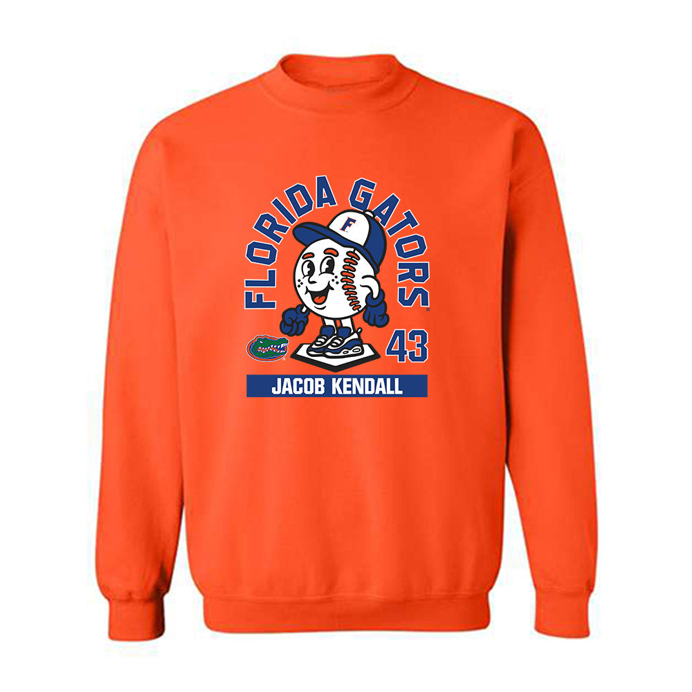 Florida - NCAA Baseball : Jacob Kendall - Fashion Shersey Crewneck Sweatshirt-0