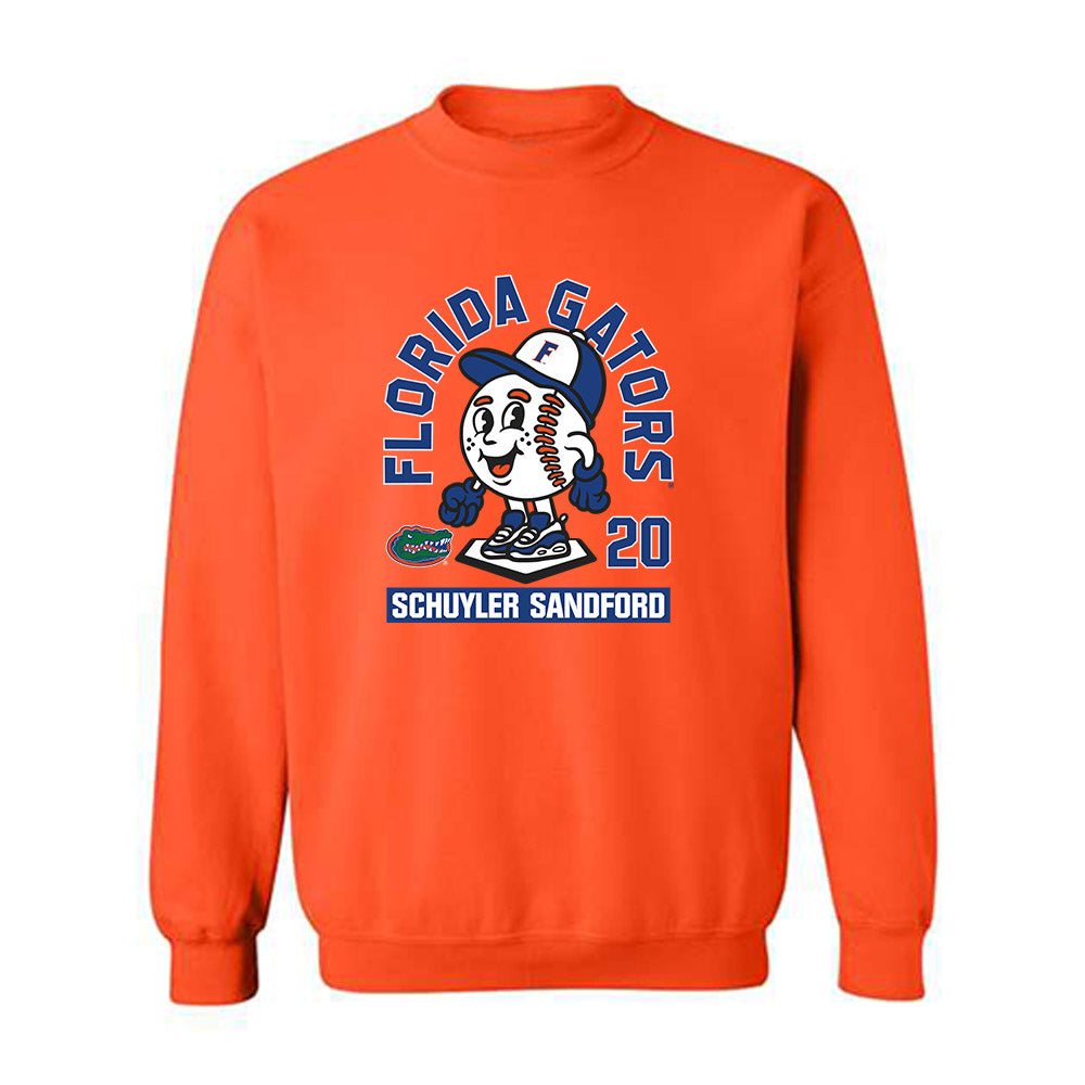 Florida - NCAA Baseball : Schuyler Sandford - Fashion Shersey Crewneck Sweatshirt-0