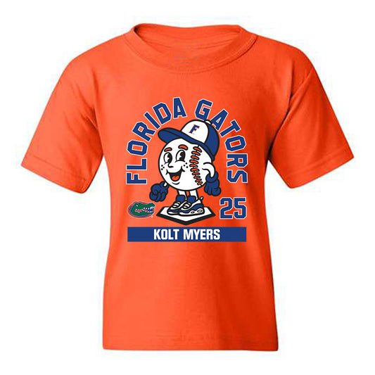 Florida - NCAA Baseball : Kolt Myers - Fashion Shersey Youth T-Shirt-0