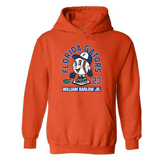 Florida - NCAA Baseball : William Barlow Jr. - Fashion Shersey Hooded Sweatshirt-0
