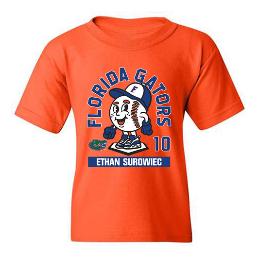 Florida - NCAA Baseball : Ethan Surowiec - Fashion Shersey Youth T-Shirt-0