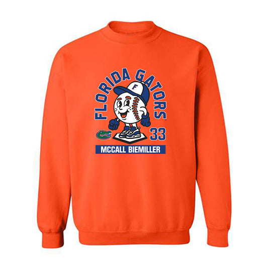 Florida - NCAA Baseball : McCall Biemiller - Fashion Shersey Crewneck Sweatshirt-0
