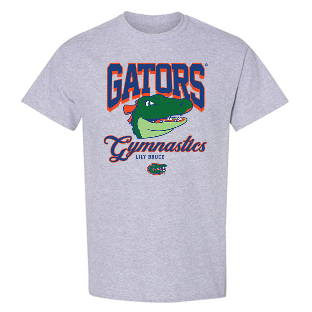 Florida - NCAA Women's Gymnastics : Lily Bruce - Fashion Shersey T-Shirt-0