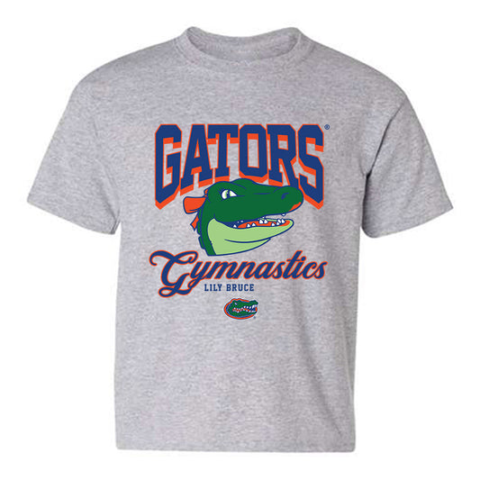 Florida - NCAA Women's Gymnastics : Lily Bruce - Fashion Shersey Youth T-Shirt-0