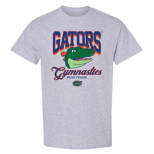 Florida - NCAA Women's Gymnastics : Emjae Frazier - Fashion Shersey T-Shirt-0