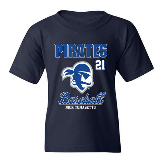 Seton Hall - NCAA Baseball : Nick Tomasetto - Fashion Shersey Youth T-Shirt-0