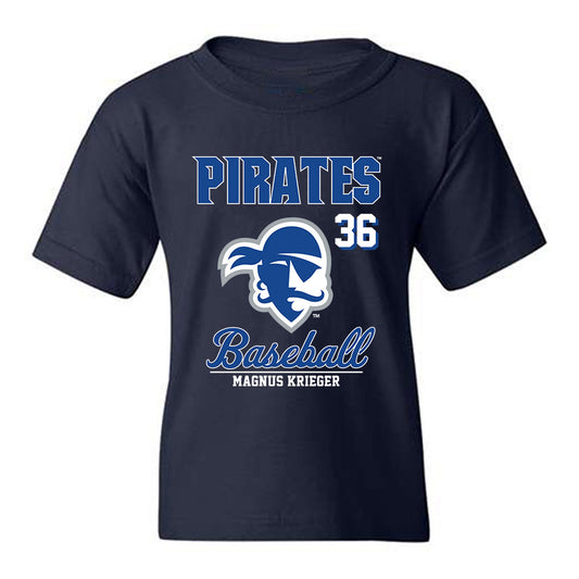 Seton Hall - NCAA Baseball : Magnus Krieger - Fashion Shersey Youth T-Shirt-0