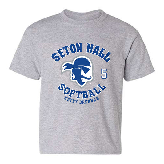 Seton Hall - NCAA Softball : Katey Brennan - Fashion Shersey Youth T-Shirt-0