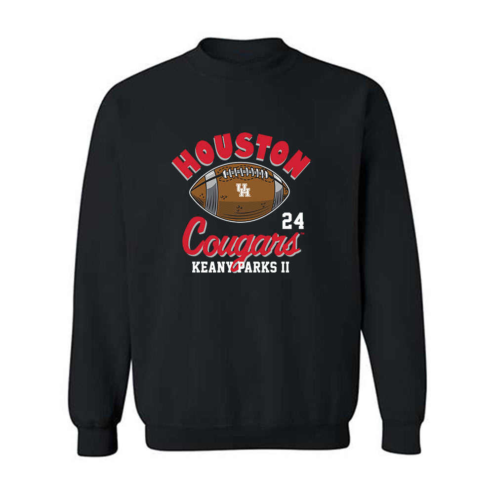 Houston - NCAA Football : Keany Parks II - Fashion Shersey Crewneck Sweatshirt-0