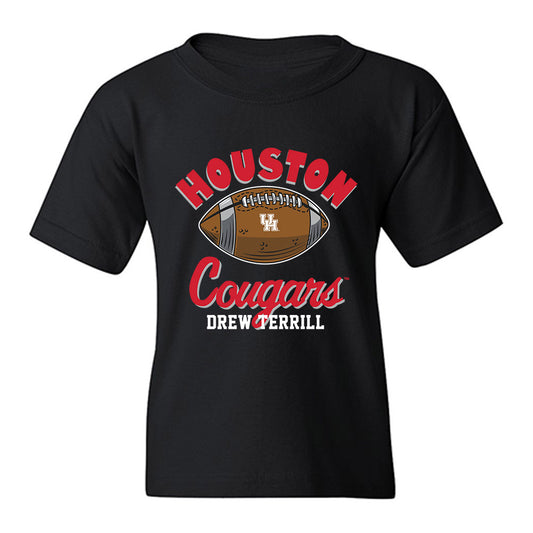 Houston - NCAA Football : Drew Terrill - Fashion Shersey Youth T-Shirt-0