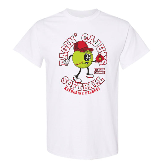 Louisiana - NCAA Softball : Katherine Delbrey - Fashion Shersey T-Shirt-0