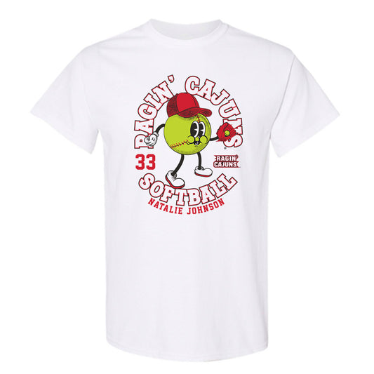 Louisiana - NCAA Softball : Natalie Johnson - Fashion Shersey T-Shirt-0