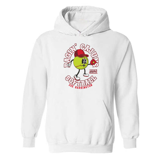 Louisiana - NCAA Softball : Zoe' Harrington - Fashion Shersey Hooded Sweatshirt-0