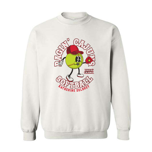 Louisiana - NCAA Softball : Katherine Delbrey - Fashion Shersey Crewneck Sweatshirt-0