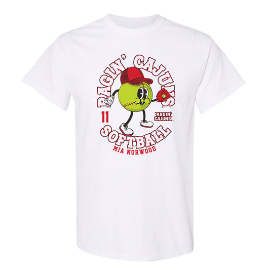 Louisiana - NCAA Softball : Mia Norwood - Fashion Shersey T-Shirt-0