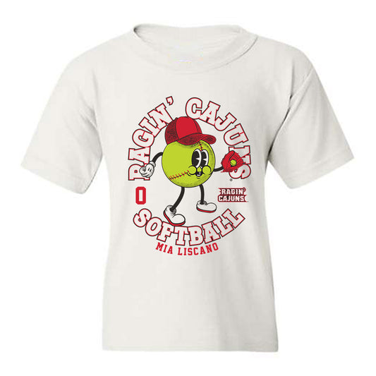 Louisiana - NCAA Softball : Mia Liscano - Fashion Shersey Youth T-Shirt-0