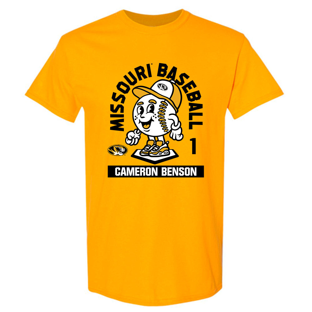 Missouri - NCAA Baseball : Cameron Benson - Fashion Shersey T-Shirt-0