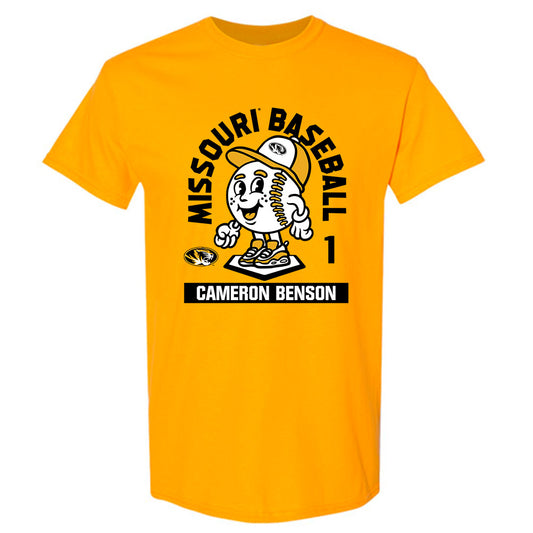 Missouri - NCAA Baseball : Cameron Benson - Fashion Shersey T-Shirt-0