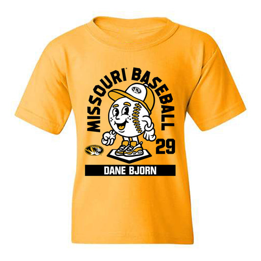 Missouri - NCAA Baseball : Dane Bjorn - Fashion Shersey Youth T-Shirt-0