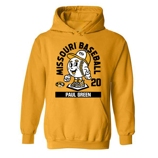 Missouri - NCAA Baseball : Paul Green - Fashion Shersey Hooded Sweatshirt-0