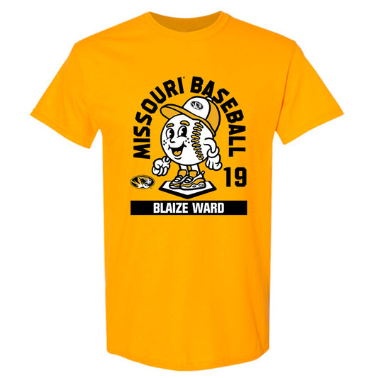Missouri - NCAA Baseball : Blaize Ward - Fashion Shersey T-Shirt-0