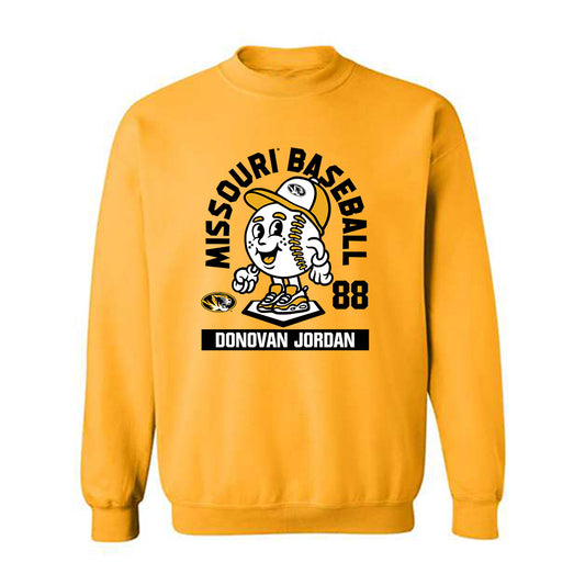 Missouri - NCAA Baseball : Donovan Jordan - Fashion Shersey Crewneck Sweatshirt-0