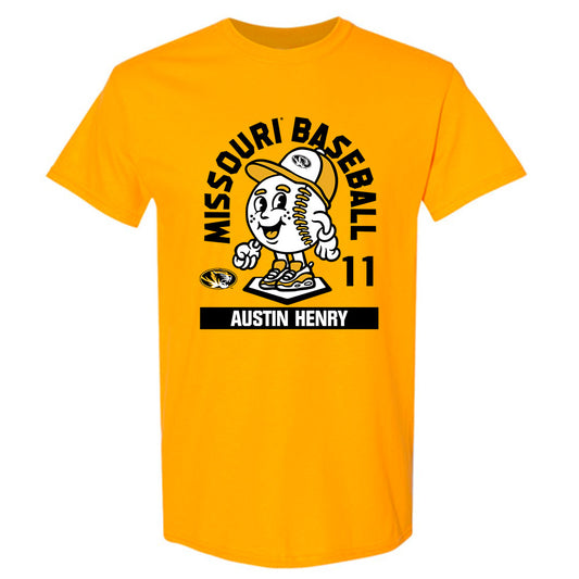 Missouri - NCAA Baseball : Austin Henry - Fashion Shersey T-Shirt-0