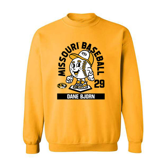 Missouri - NCAA Baseball : Dane Bjorn - Fashion Shersey Crewneck Sweatshirt-0