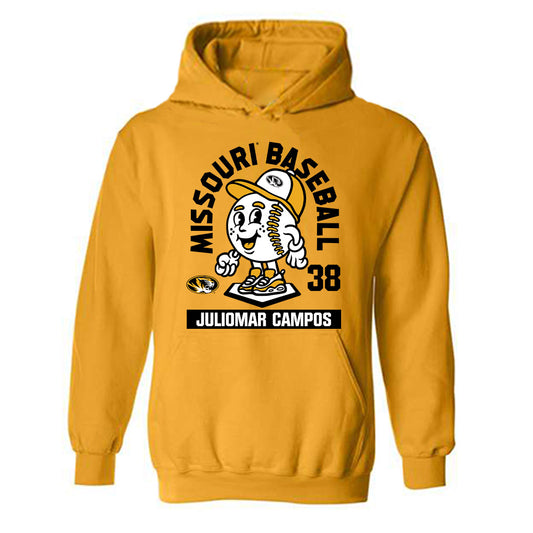 Missouri - NCAA Baseball : Juliomar Campos - Fashion Shersey Hooded Sweatshirt-0