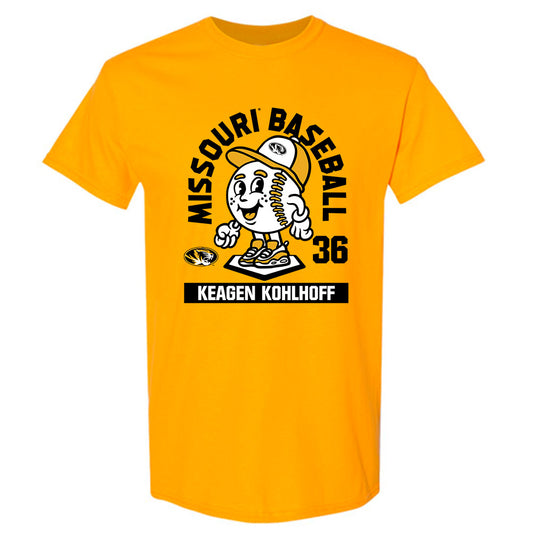 Missouri - NCAA Baseball : Keagen Kohlhoff - Fashion Shersey T-Shirt-0