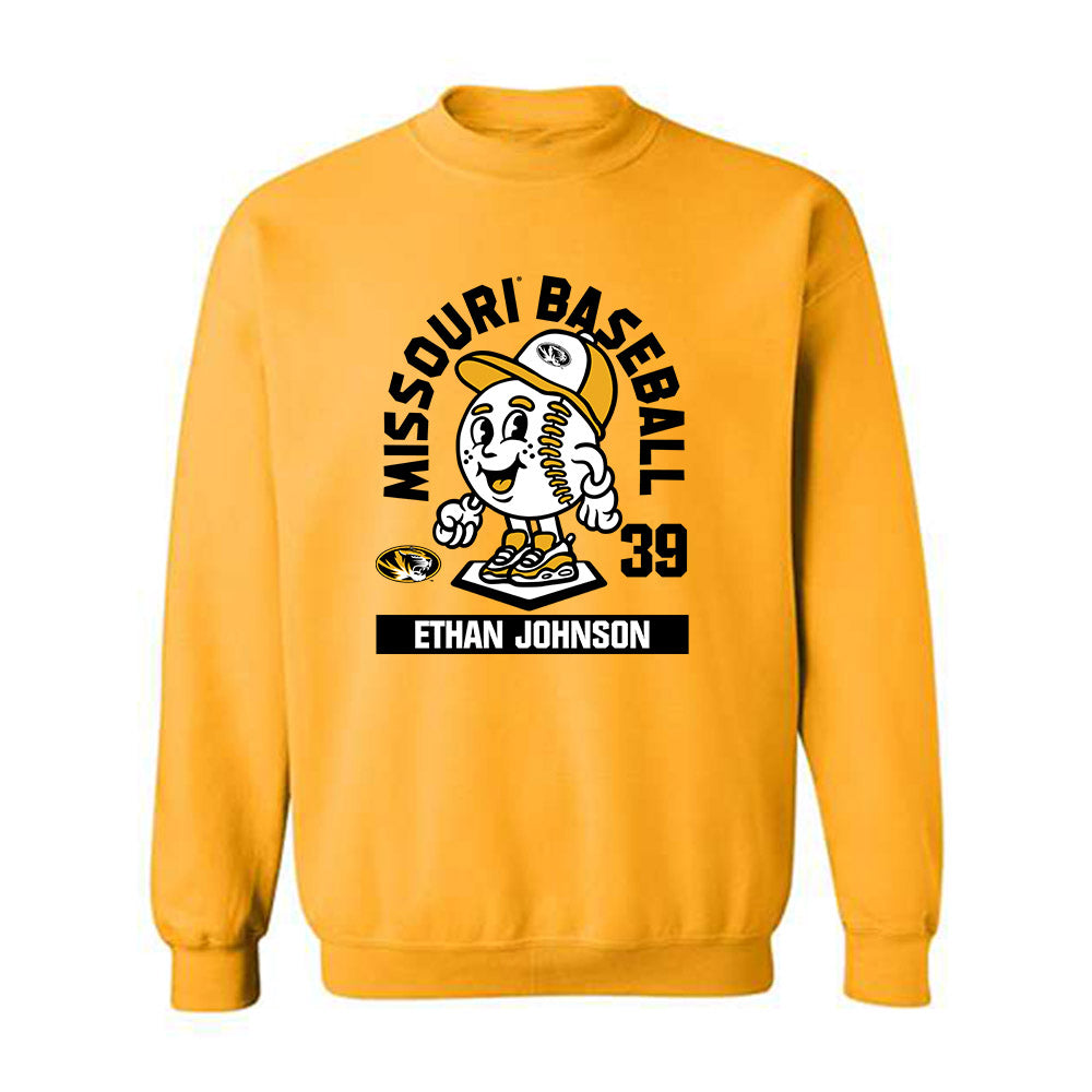 Missouri - NCAA Baseball : Ethan Johnson - Fashion Shersey Crewneck Sweatshirt-0