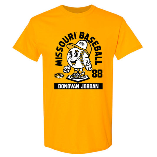Missouri - NCAA Baseball : Donovan Jordan - Fashion Shersey T-Shirt-0